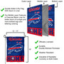 Buffalo Bills Welcome To Our Home Double Sided Garden Flag