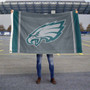 Philadelphia Eagles Black Sideline 3x5 Banner Flag