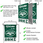 New York Jets Welcome To Our Home Double Sided Garden Flag
