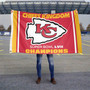 Kansas City Chiefs Super Bowl Champions Chiefs Kingdom 3x5 Banner Flag