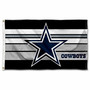 Dallas Cowboys Black Stripes 3x5 Banner Flag