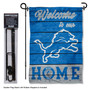 Detroit Lions Welcome Home Garden Banner and Flag Stand