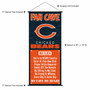 Chicago Bears Man Cave Fan Banner