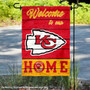 Kansas City Chiefs Welcome To Our Home Double Sided Garden Flag