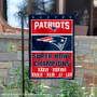 New England Patriots 6 Time Super Bowl Champions Garden Flag