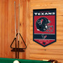 Houston Texans History Heritage Logo Banner