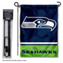 Seattle Seahawks Garden Flag and Stand