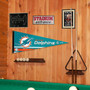 Miami Dolphins Banner Pennant with Tack Wall Pads