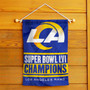 Los Angeles Rams NFL Champions Super Bowl LVI Garden Flag