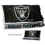 Las Vegas Raiders Raiders Nation Double Sided Flag