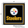 Pittsburgh Steelers Tablecloth 48 Inch Table Cover