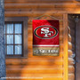 NFL San Francisco 49ers Two Sided House Banner