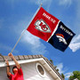 House Divided Flag - Chiefs vs Broncos