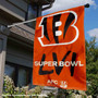 2021 AFC Champions Banner Flag for Cincinnati Bengals