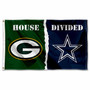 House Divided Flag - Packers vs Cowboys