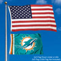 Miami Dolphins 2x3 Feet Flag