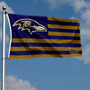 Baltimore Ravens American Stripes Nation Flag