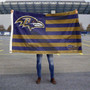 Baltimore Ravens American Stripes Nation Flag