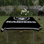 Las Vegas Raiders Tablecloth 48 Inch Table Cover