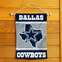 Dallas Cowboys TX State Double Sided Garden Banner Flag