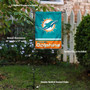 Miami Dolphins Garden Flag and Stand