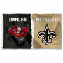 House Divided Flag - Buccaneers vs Saints