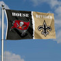 House Divided Flag - Buccaneers vs Saints