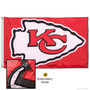 Kansas City Chiefs Embroidered Nylon Flag