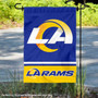 Los Angeles Rams New LA Logo Double Sided Garden Flag Flag