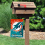 Miami Dolphins Large Logo Double Sided Garden Banner Flag