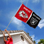 House Divided Flag - Chiefs vs Raiders