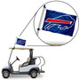 Buffalo Bills Golf Cart Flag Pole and Holder Mount