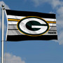 Green Bay Packers Black Stripes 3x5 Banner Flag