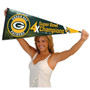 Green Bay Packers 4 Time Super Bowl Champions Pennant Flag