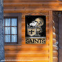 New Orleans Saints Sir Saint Mascot Double Sided House Banner