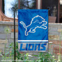 Detroit Lions Logo Garden Flag