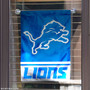 Detroit Lions Logo Garden Flag