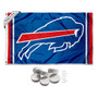 Buffalo Bills Banner Flag with Tack Wall Pads
