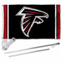 Atlanta Falcons Flag Pole and Bracket Kit