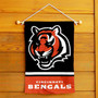 Cincinnati Bengals Bengal Head Double Sided Garden Banner Flag