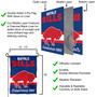 Buffalo Bills Throwback Logo Double Sided Garden Flag Flag