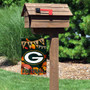 Green Bay Packers Fall Football Leaves Decorative Double Sided Garden Flag