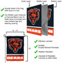 Chicago Bears Bear Head Logo Flag