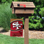 San Francisco 49ers Large Logo Double Sided Garden Banner Flag