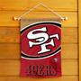 San Francisco 49ers Large Logo Double Sided Garden Banner Flag