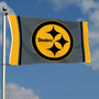 Pittsburgh Steelers Black Sideline 3x5 Banner Flag