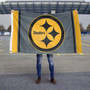 Pittsburgh Steelers Black Sideline 3x5 Banner Flag