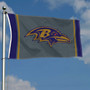 Baltimore Ravens Black Sideline 3x5 Banner Flag
