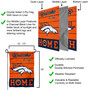 Denver Broncos Welcome To Our Home Double Sided Garden Flag