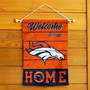 Denver Broncos Welcome To Our Home Double Sided Garden Flag